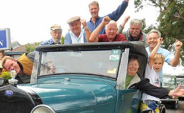 Old school: The vintage car Hub Rally is on again. Old school: The vintage car Hub Rally is on again.